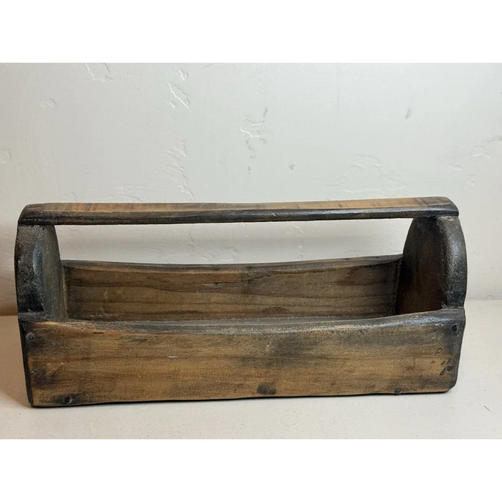 Antique Small Tool Garden Caddy 11 1/2